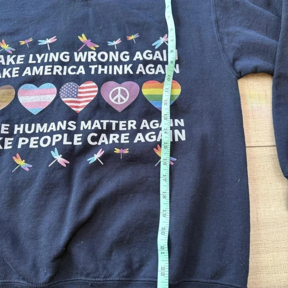 Activist Crewneck Sweatshirt – Unisex Gildan Navy (M) - Picture 6 of 6